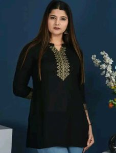 Black Short Kurti