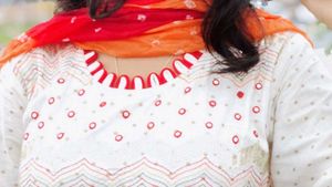 Elegant White Embroidered Anarkali Suit