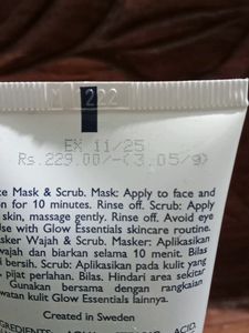 Oriflame Glow Assential Mask&amp;scrub With Vitamine E