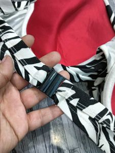 Zebra 🌾42DPrint Padded Bra