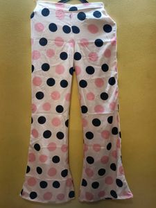 Striped Floral Duster &amp; Polka Dot Pants Set