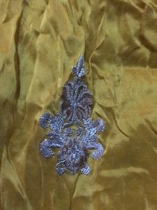 Golden Embroidered Kurti Top