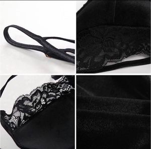 Black Velvet Lace Bodysuit