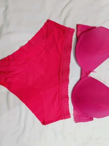 🇳🇿💫💗Rose Colour Imported Bra Penty Set