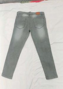 Gray Denim Jeans