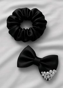 Purple Hair Accessory Set #satinbow