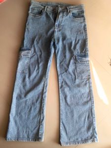 Women Cargo Jeans- New