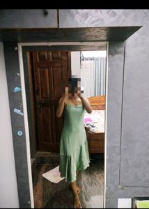 One Piece Satin Midi Dress 💚
