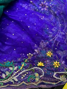 Embroidered Indian Fabric
