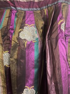 6-7 years girl frock never usedStriped Party Dress