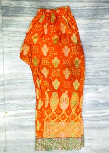 Combo Of Pretty Satin Cotton Kurta And Palazzo