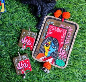 Hand Printing Jewelry Sets Puja Special New