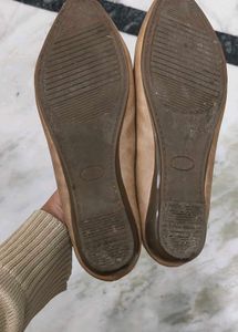 Floral Embellished Ballet Flats