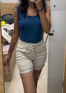Beige Shorts For Women