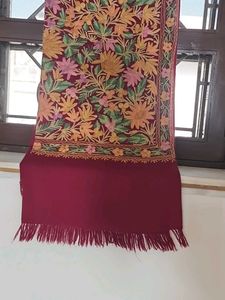 Floral Kashmiri Embroidered Stole