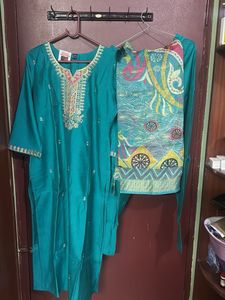 Elegant Teal Kurta Set