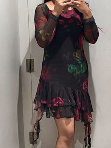 Floral Print Mini Dress