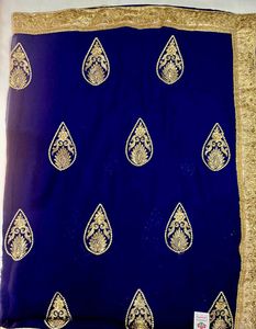 Elegant Blue Saree