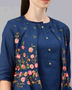 Alena Beautiful Embroidered Koti Kurta