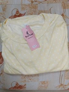 Light Yellow Oversized Night Dress