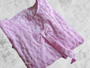 Peach Crinkle Top