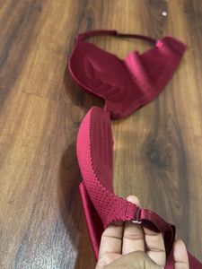 Burgundy Push-Up Bra