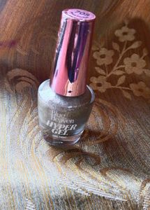 Blue Heaven Hyper Gel Silver Nail Paint