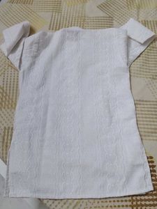 White Kurta For 4 Yr Boy