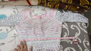 Very Beautiful Onion Colour Gown