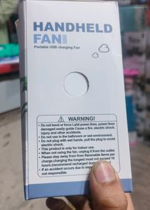 hand potable fan