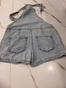 Denim Overall Short Dungaree