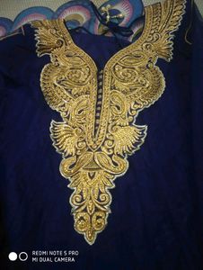 Bust Size 34 Nevy Blue Partywear Dress