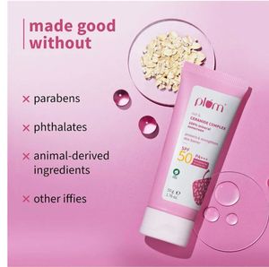 Plum Oat &amp; Ceramide Complex Mineral Sunscreen SPF