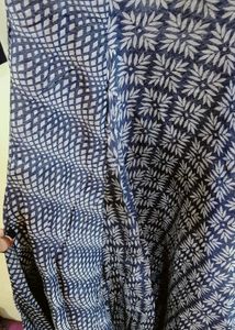 Blue Anarkali Full Length Dress with Duppata Women