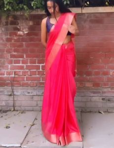 Elegant Pink Saree