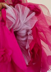 Cute Pink Flower Girl Dress