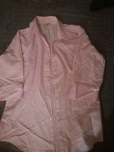 Pink 3/4 Sleeve Blouse
