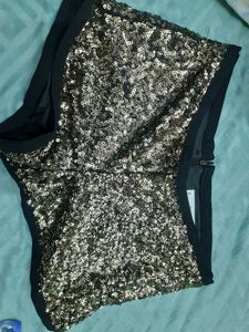 MANGO SEQUIN PARTYWEAR SHORTS