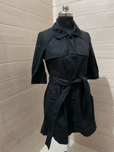 Old Money Imported Black Coat