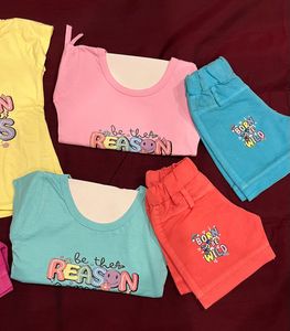 Cute Girls T-shirt &amp; Shorts Set