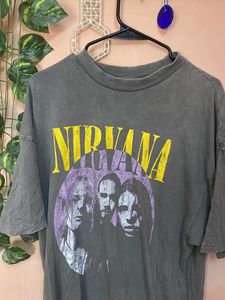 h&m nirvana tshirt/ tshirt dress fits L-Xl