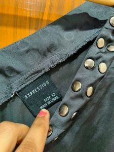 Semi Sheer Embellished Dress