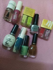 Multicolored Nailpains Of Various Brands🌻🎀