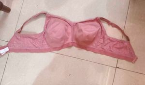 Newly Women Full Coverage Non Padded Bra(Pink)