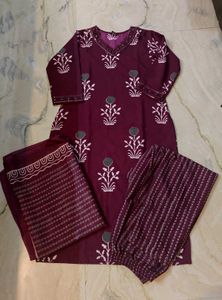 Kurta With Pant N Dupatta