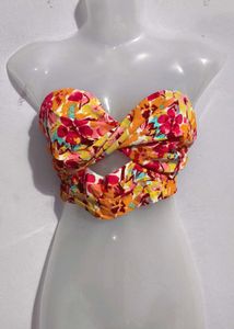 FLORAL TUBE TOP