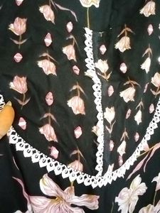 Flower Print Kurta Set