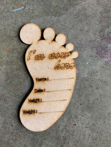 Wooden Foot sticker