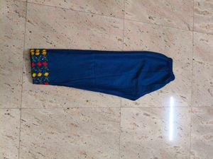 Blue Floral Print Kurti
