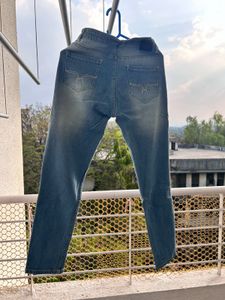 Ripped Light Wash Denim Jeans